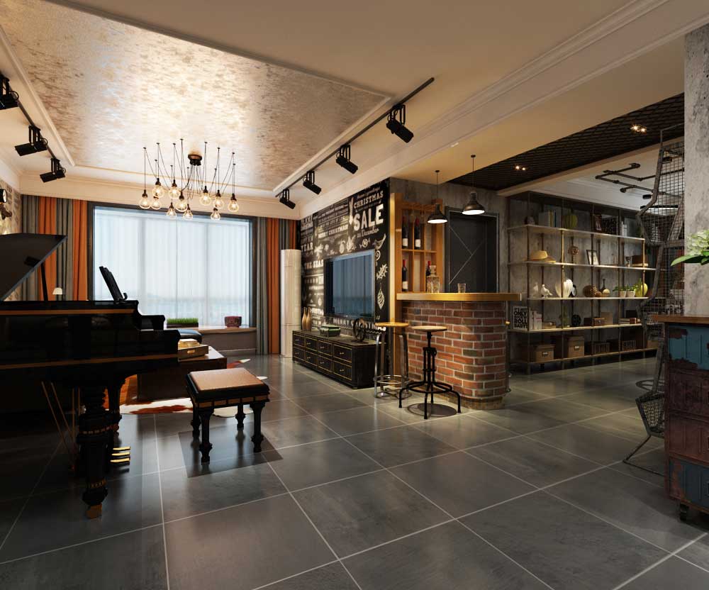 翰林三室兩廳裝修效果圖