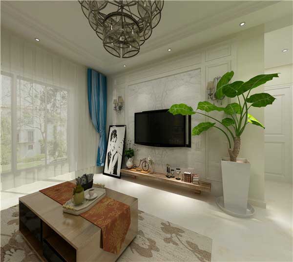 濱河華府85平米兩室兩廳簡約宜家風(fēng)