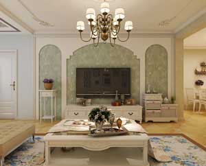 奧北公元134平米三室兩廳兩衛(wèi)現(xiàn)代簡約裝修效果圖