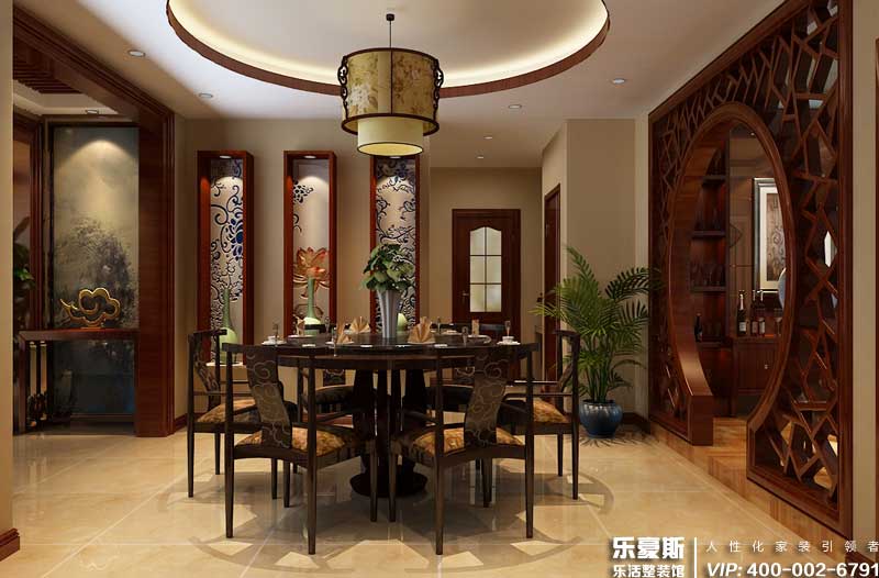 禮居洋墅300㎡別墅中式風格