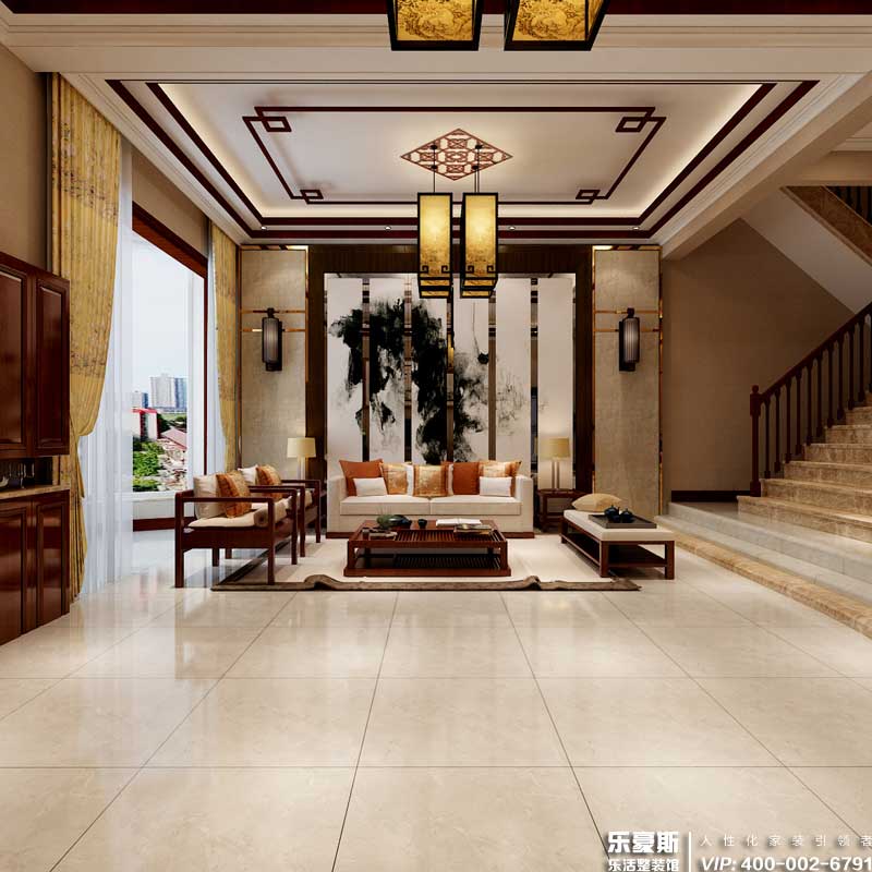 墅洋居禮別墅面積360㎡中式裝修