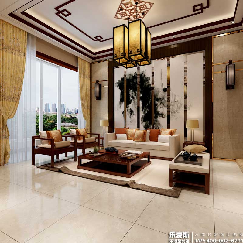 墅洋居禮別墅面積360㎡中式裝修