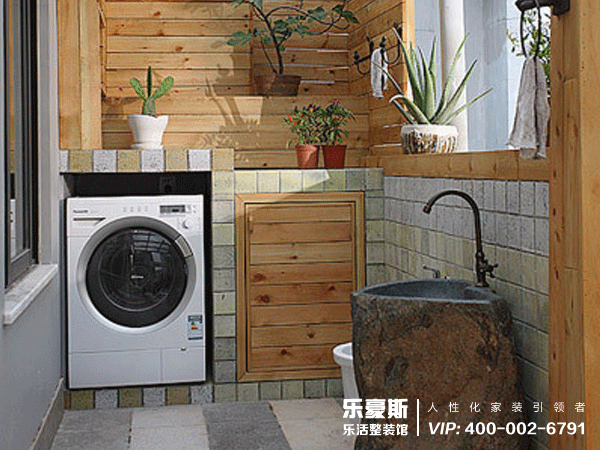 陽臺洗衣機裝修設計