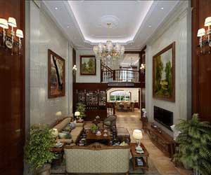 石家莊別墅美式裝修風格設計