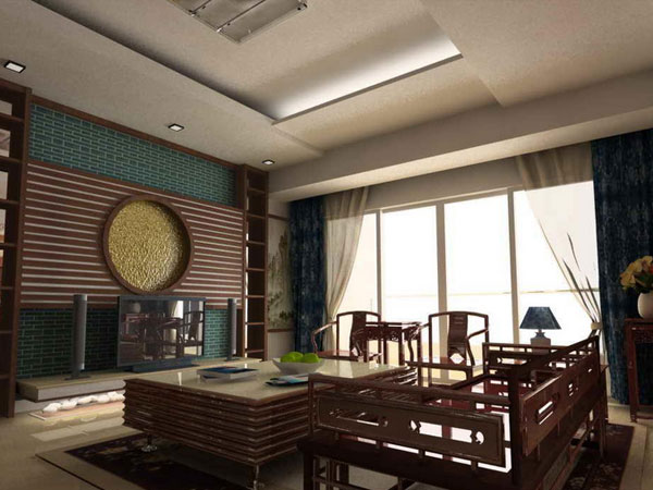 石家莊中式風(fēng)格裝修窗簾設(shè)計(jì)