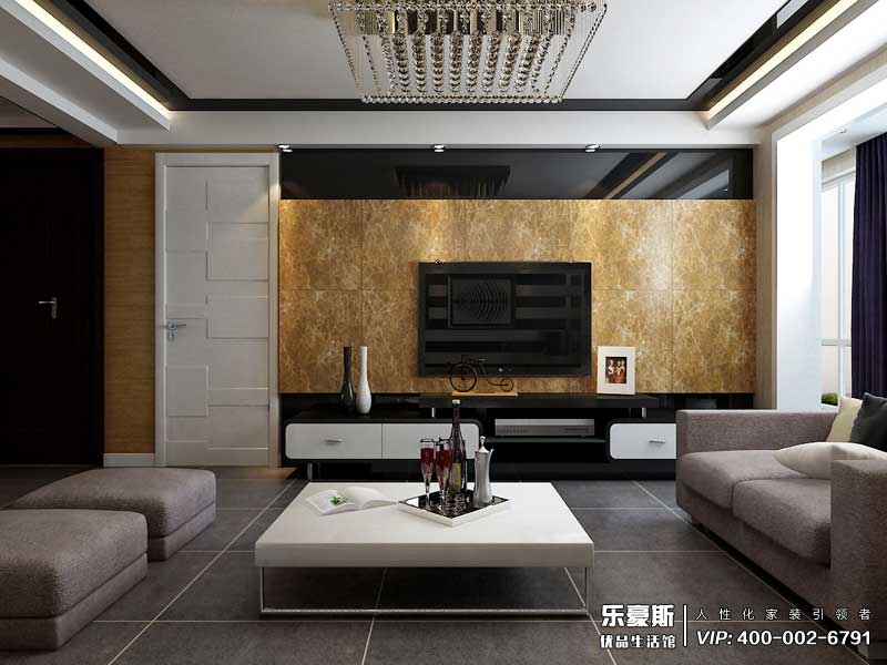 石家莊建投十號(hào)院168平米后現(xiàn)代風(fēng)格裝修效果圖