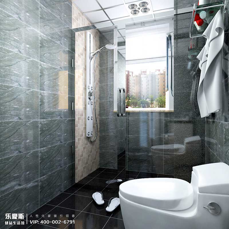 石家莊建投十號院168平米后現(xiàn)代風格裝修效果圖