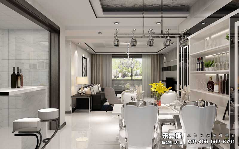 星河盛世三室現(xiàn)代裝修風(fēng)格效果圖