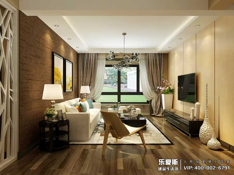 金色里程136平米現(xiàn)代簡約風格裝修效果圖