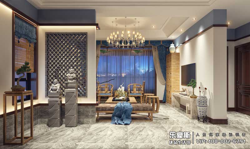 碧桂園180平米新中式風格效果圖
