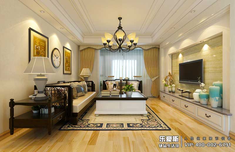 瑞城153平米四室兩廳混搭風(fēng)格裝修效果圖