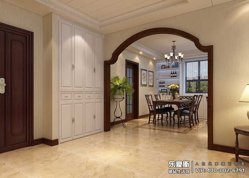 領(lǐng)事郡178平米美式風(fēng)格裝修效果圖