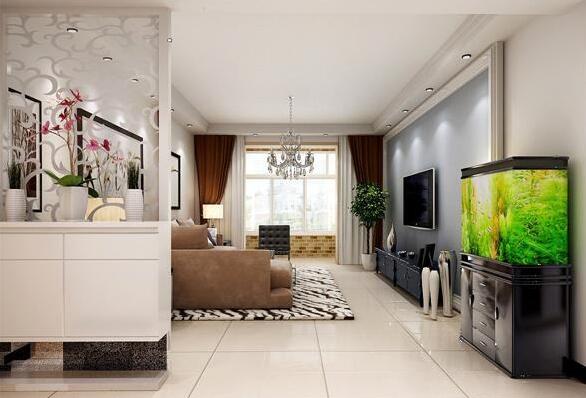 客廳魚缸
