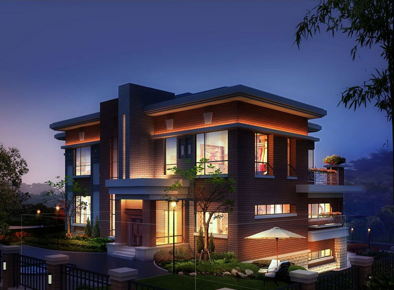 石家莊別墅外景設計