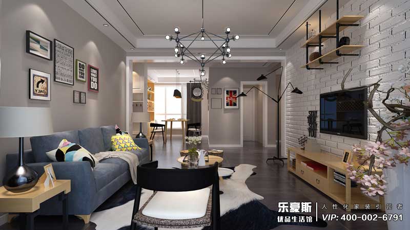 林蔭大院工業(yè)風裝修效果圖