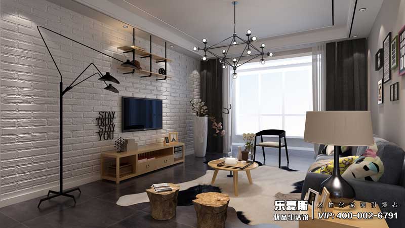 林蔭大院工業(yè)風裝修效果圖