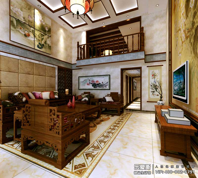 納帕溪谷中式風(fēng)格裝修效果圖