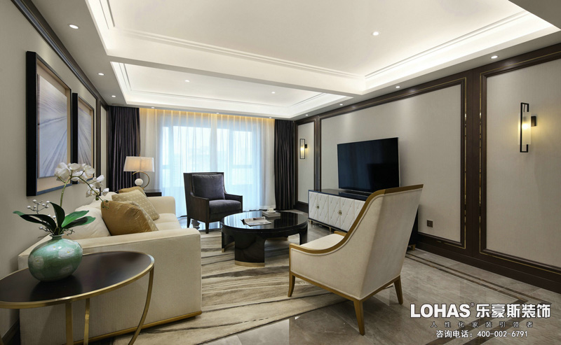 正定御河上院202平米客廳