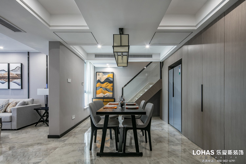 正定御河上院251平米餐廳裝修效果圖