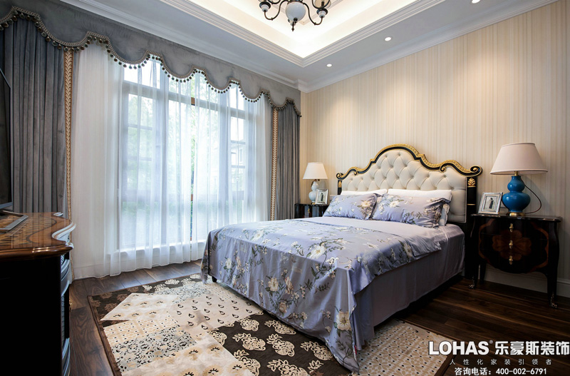 御河上院三室兩廳歐式風(fēng)格裝修效果圖