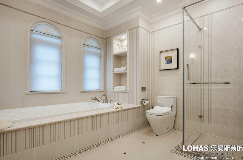 御河上院三室兩廳歐式風(fēng)格裝修效果圖