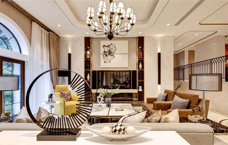 石家莊中式別墅裝修