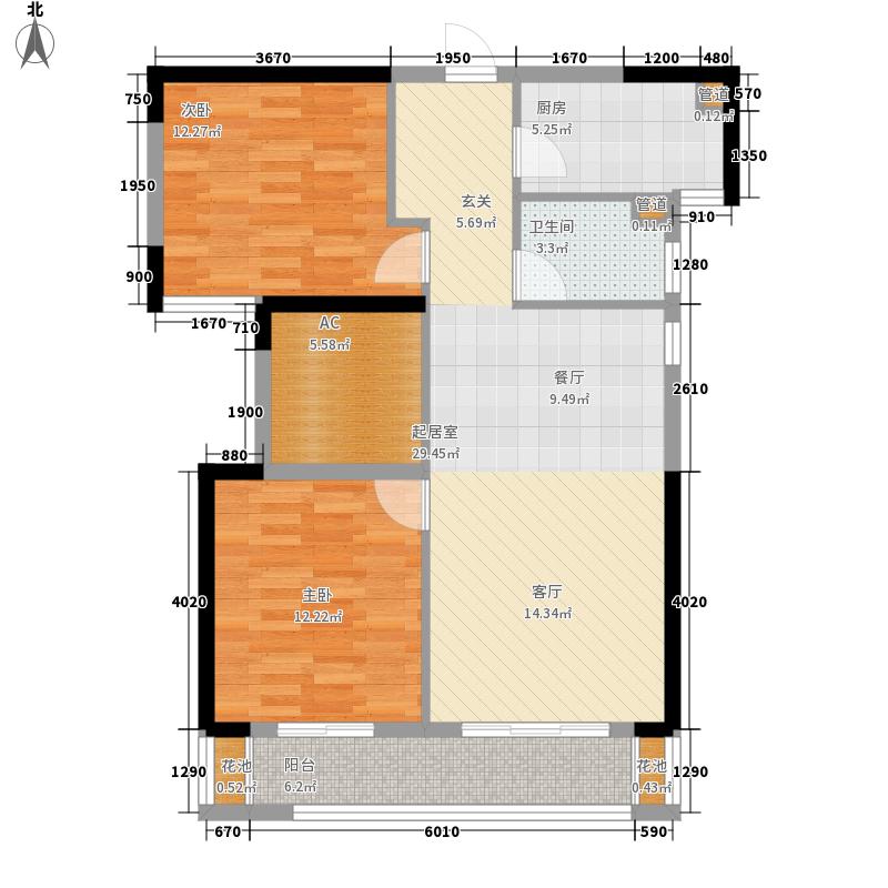 國源和天下2室0廳1衛(wèi)1廚108.00㎡