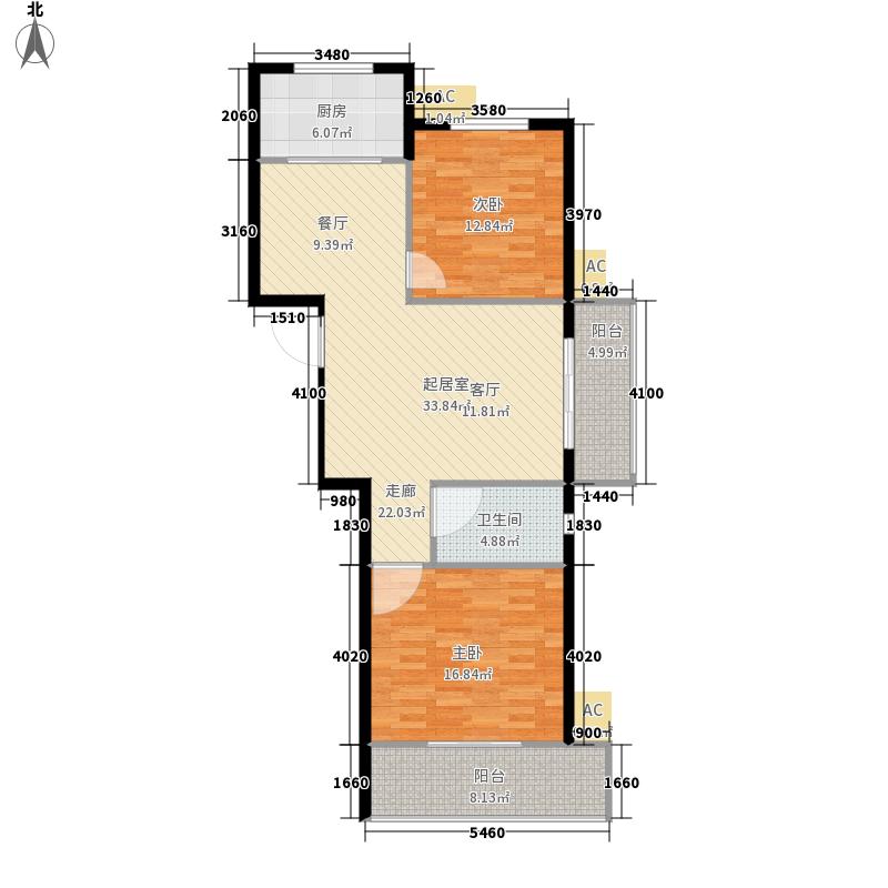 同祥城2室2廳1衛(wèi)1廚121㎡戶(hù)型圖