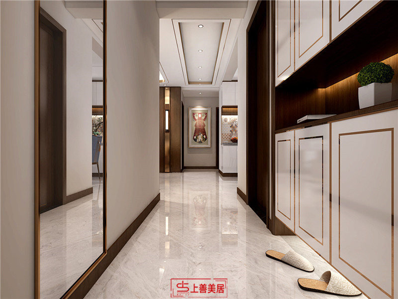 幸福城120平中式玄關(guān)