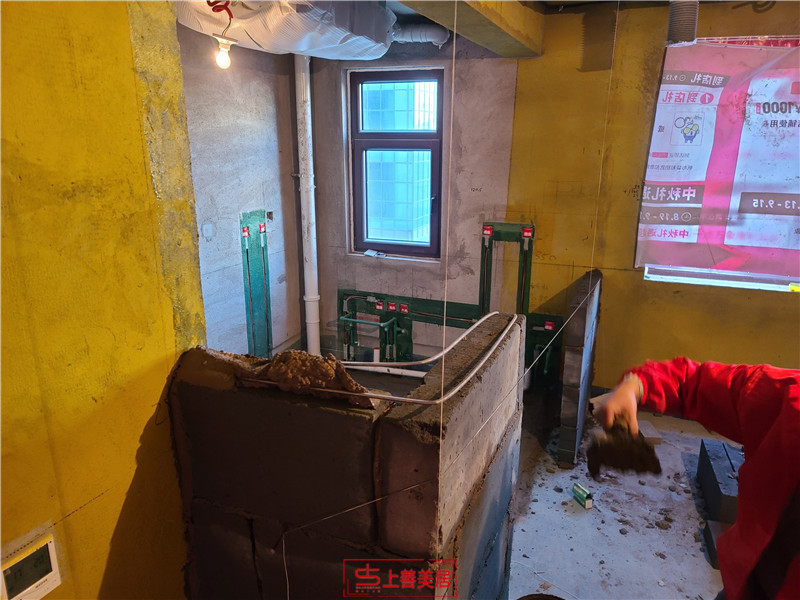 帝王國(guó)際160平#9/瓦工施工