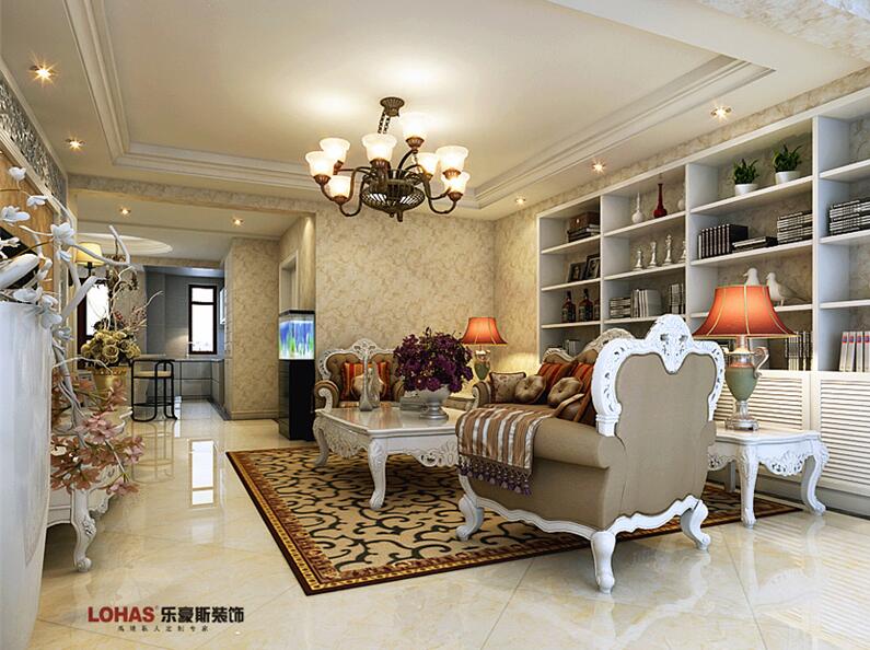 歐式裝修客廳吊頂裝修效果圖