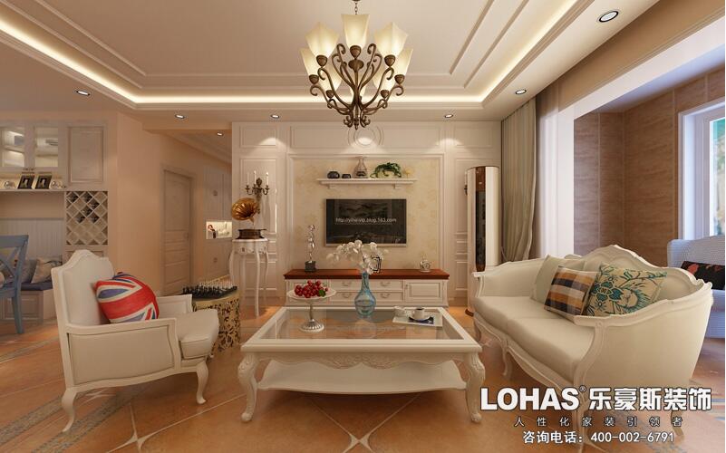 裝修樣板間120平方米三室二廳家