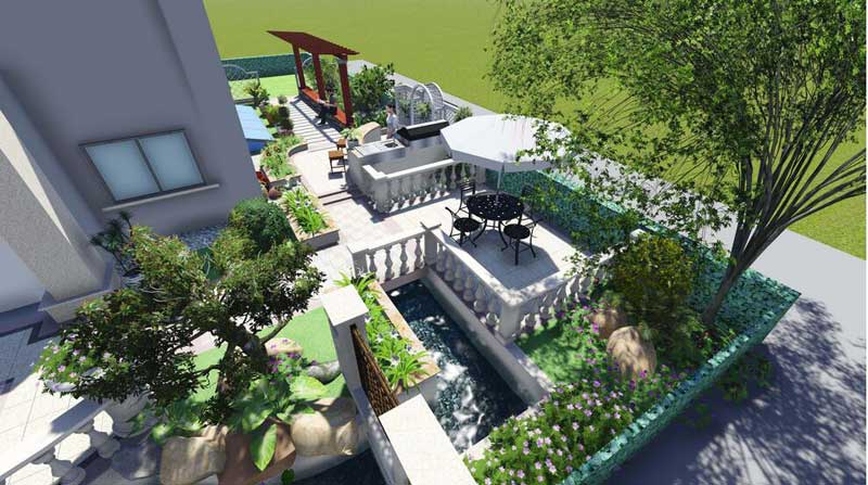 小別墅庭院設(shè)計