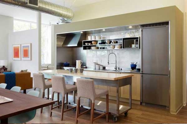 開放式廚房裝修效果圖