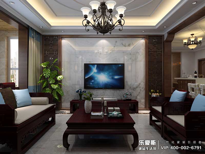 御河上院新中式風(fēng)格裝修效果圖