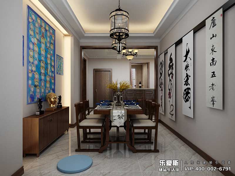 御河上院新中式風(fēng)格裝修效果圖