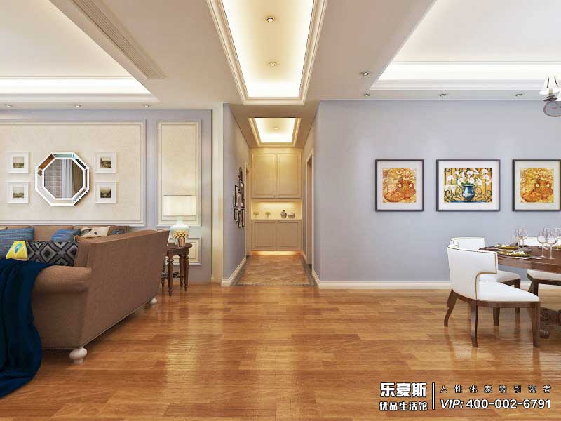 星河盛世208平米美式風(fēng)格裝修效果圖