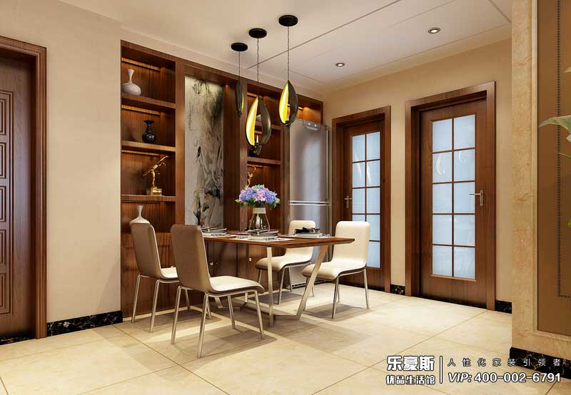 啟銳園104平米美式風格裝修效果圖