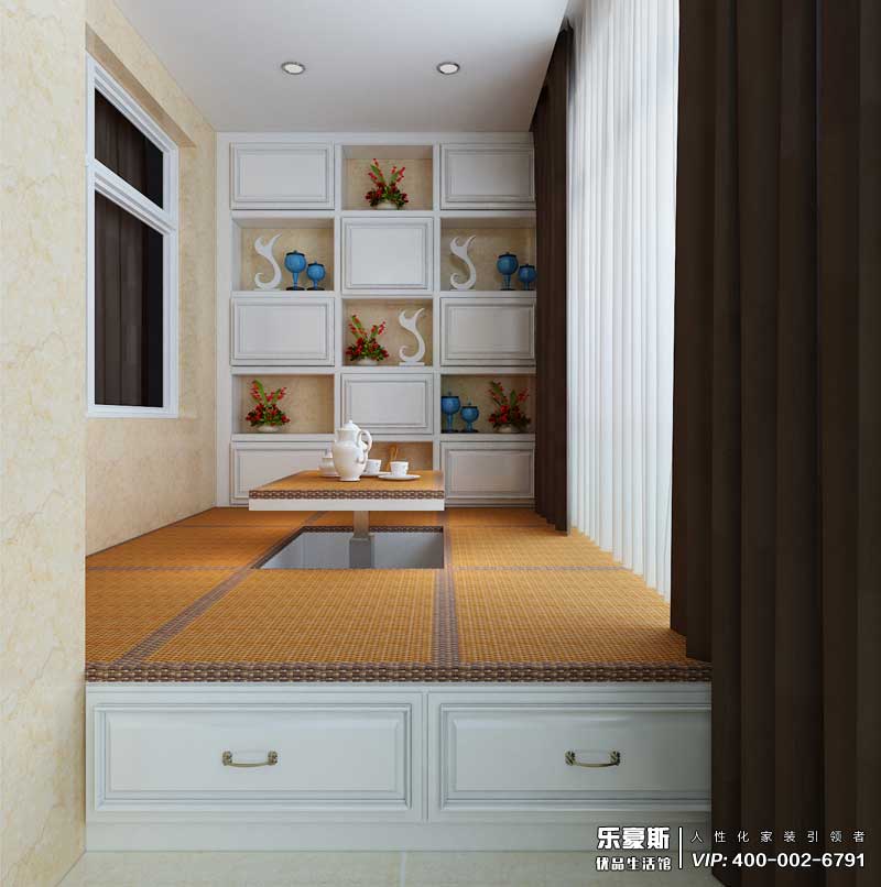 盛邦大都會(huì)139平米簡(jiǎn)歐風(fēng)格裝修效果圖