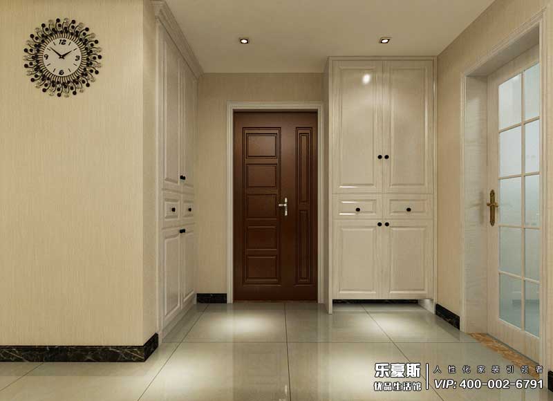 中廈御園125平米簡歐風格裝修效果圖