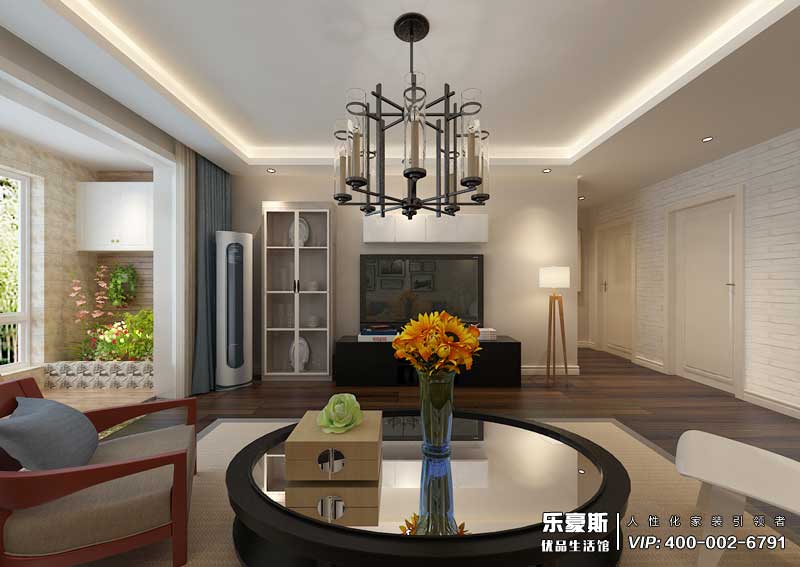 天海譽天下139平米北歐風格裝修效果圖