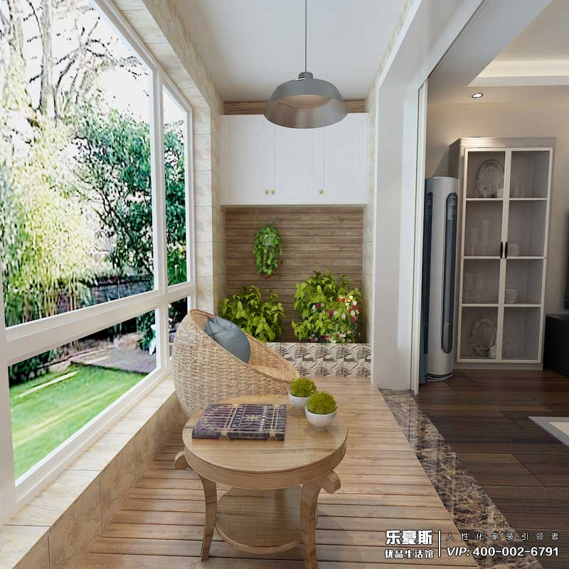 天海譽天下139平米北歐風格裝修效果圖