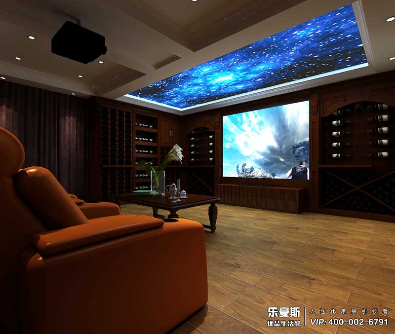 鑫界王府470平米混搭風格裝修效果圖