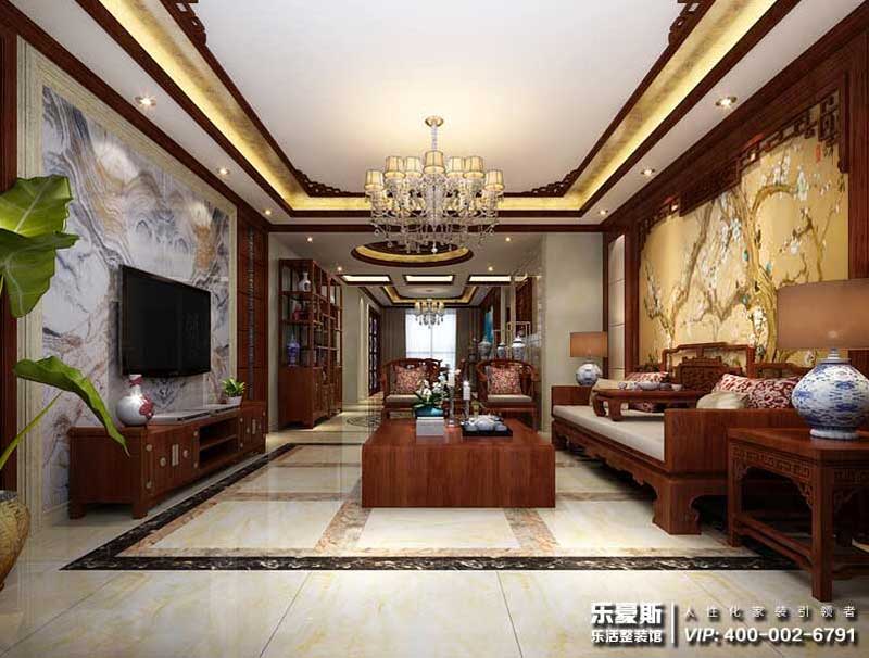 正定墅洋居禮360平米中式風(fēng)格裝修效果圖