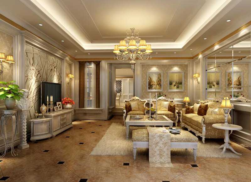 英式田園風格別墅裝修效果圖