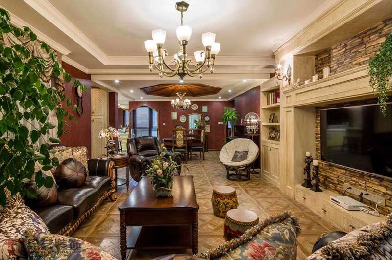 英式田園風格別墅裝修效果圖