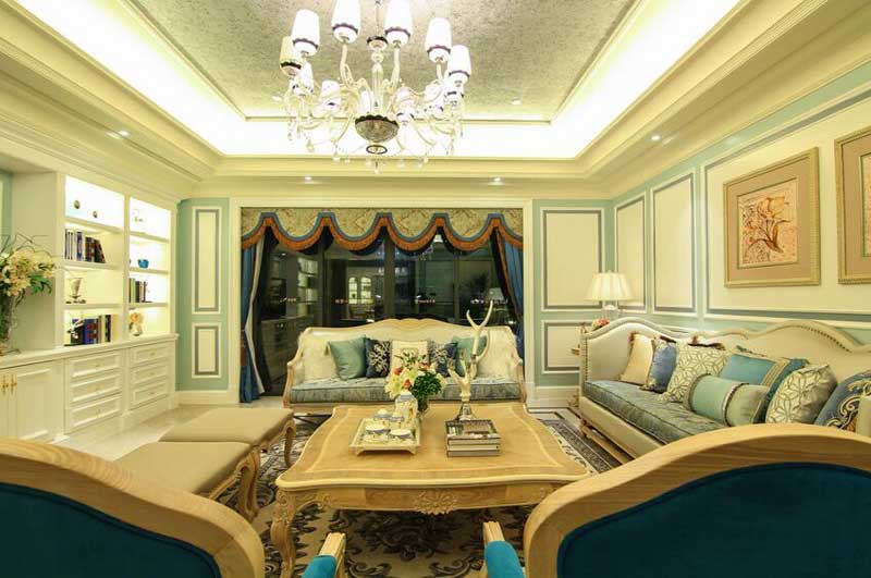 英式田園風格別墅裝修效果圖