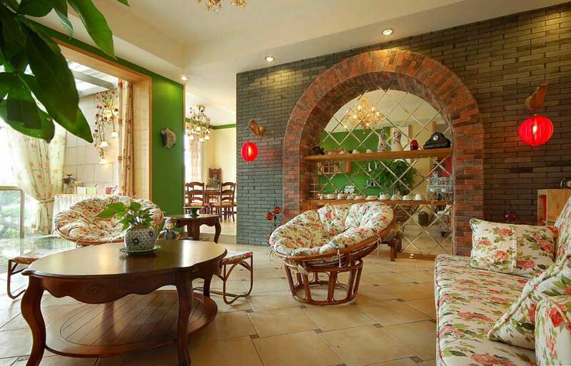 英式田園風格別墅裝修效果圖