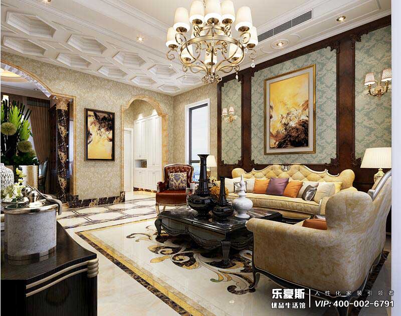 石家莊碧桂園240平米新古典風(fēng)格別墅裝修效果圖