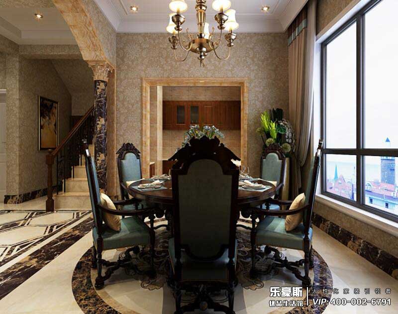 石家莊碧桂園240平米新古典風(fēng)格別墅裝修效果圖